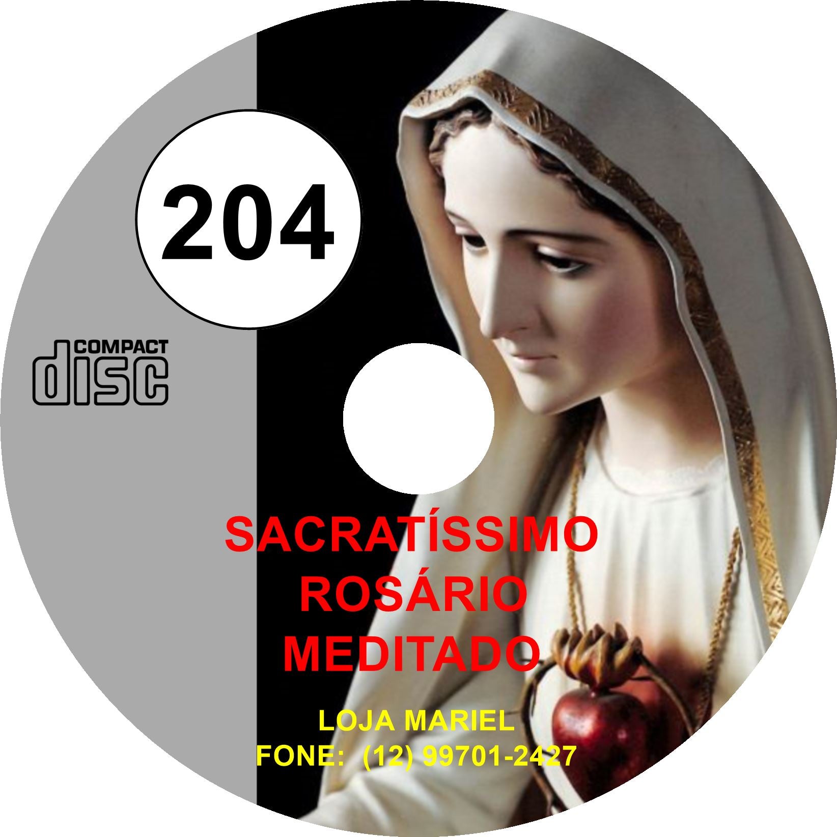 CD Rosário Meditado 204 CD Rosário Meditado 204